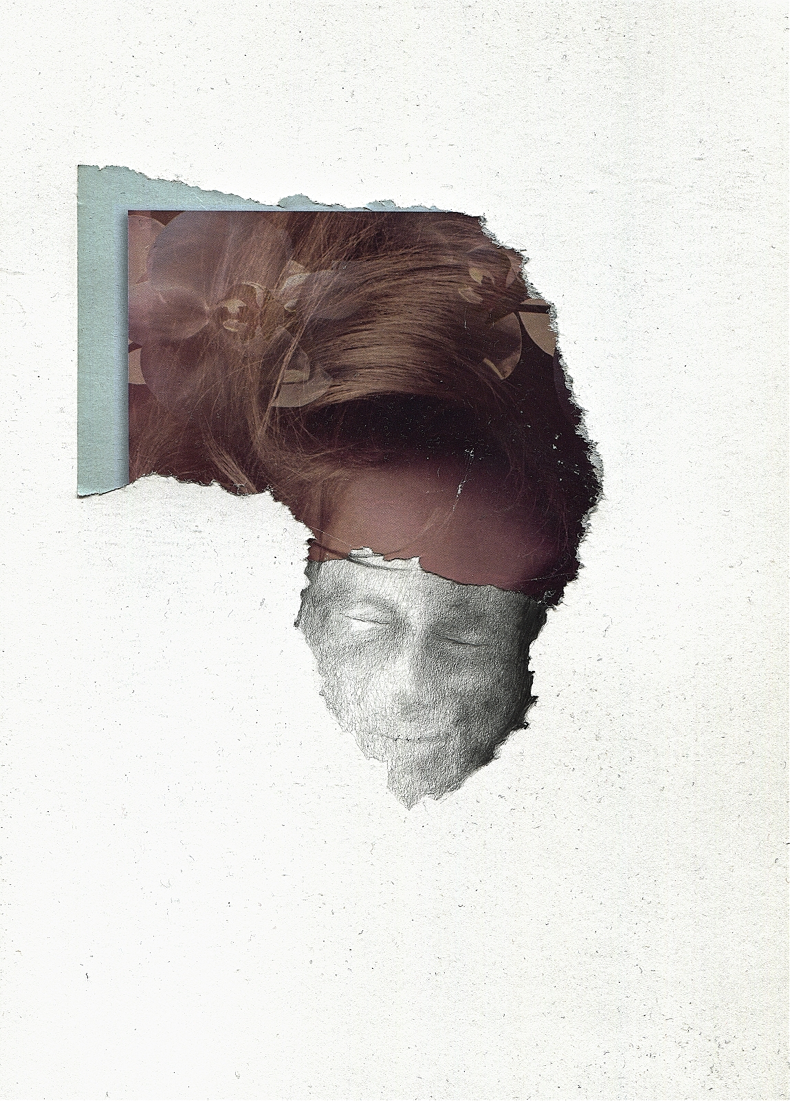 "Beast II", 2013, pencil, collage, 16.5 x 24 cm