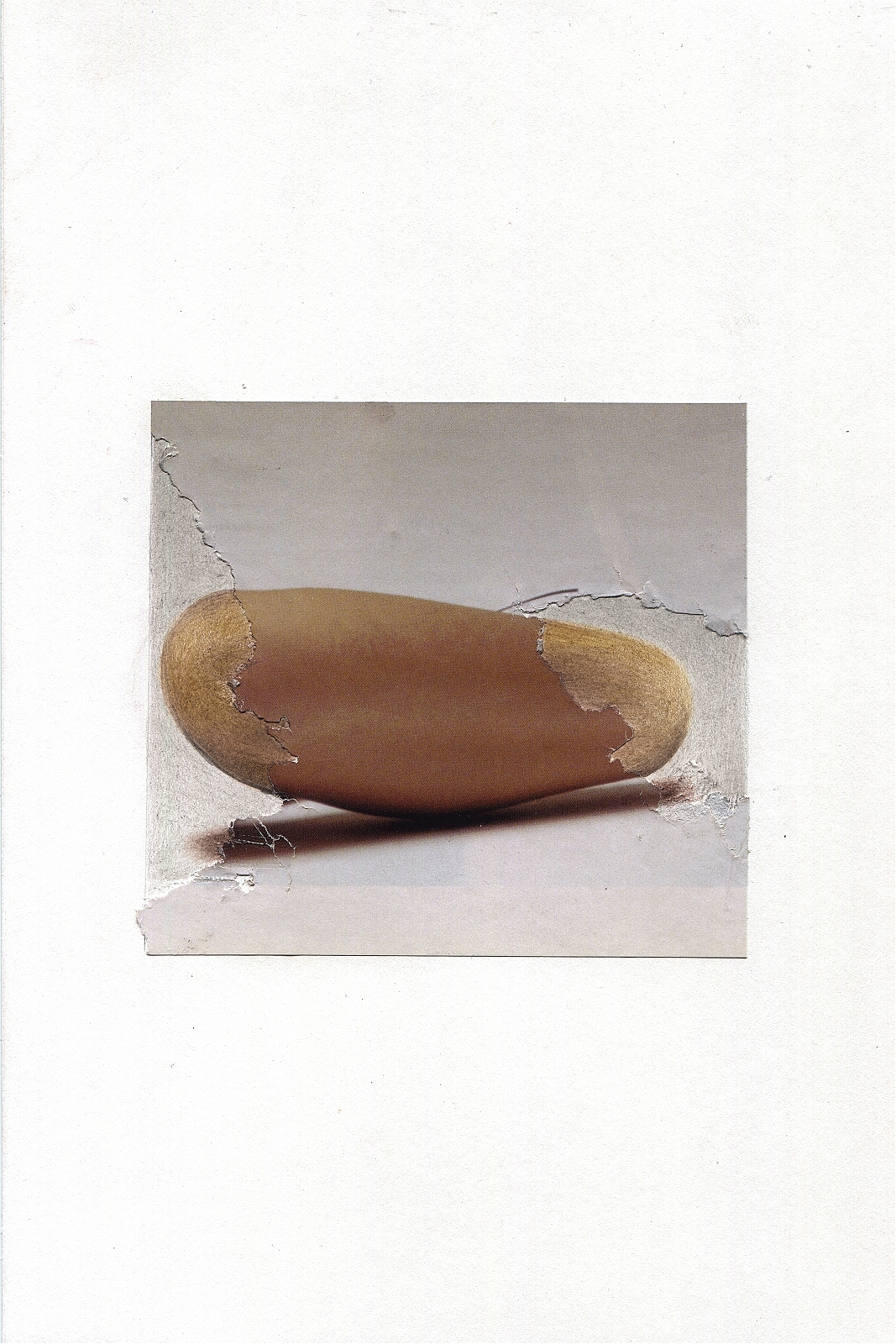 "Rock", 2013, pencil, collage, 16.5 x 24 cm