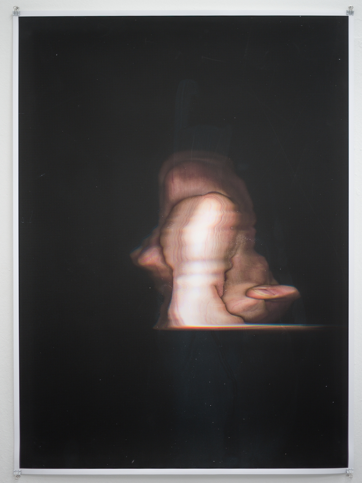 "Gesture", 2021, scanner image, c-print on 220gr  Litho Matt Fine Art Paper, 70 x 95 cm