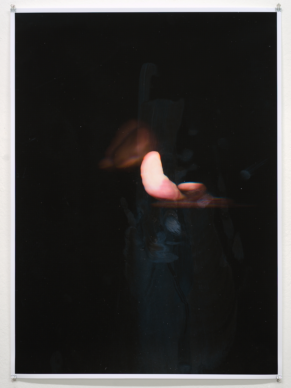 "Under my thumb", 2021, scanner image, c-print on 220gr  Litho Matt Fine Art Paper, 70 x 95 cm