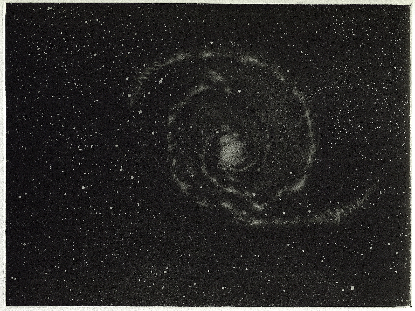 „U and Me“, 2007, Aquatint, 22.4 x 16.8 cm